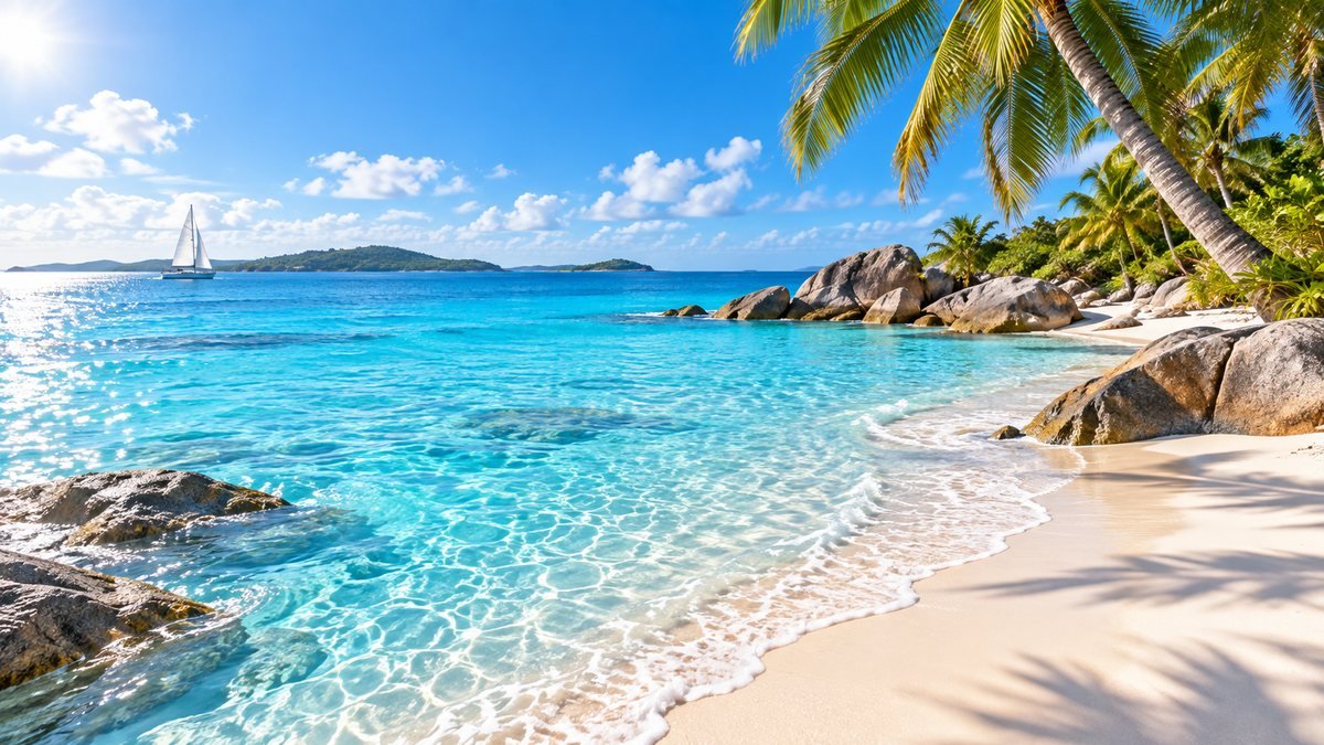Travel photography of the Bahamas.